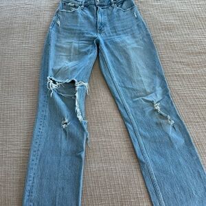 Distressed Abercrombie Jeans
